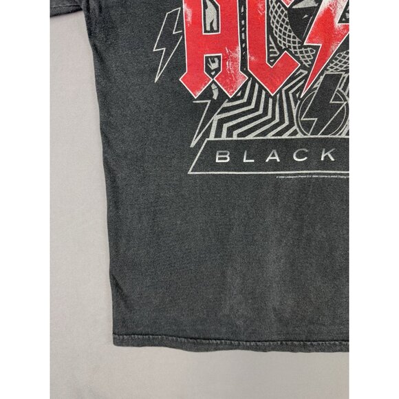 Vintage Y2K AC DC Band Tee Black Ice Concert Promo Tour Black Large Rock Album - Picture 7 of 11